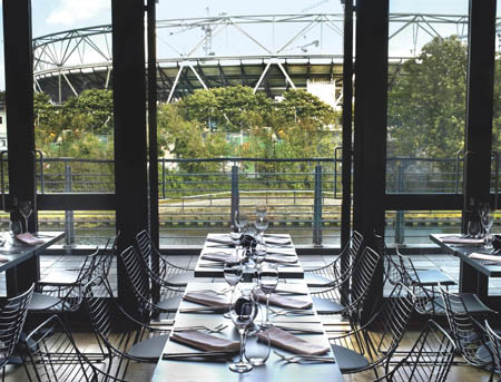 Cafe in Olympic Park