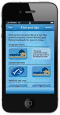 Sustainable Fish City iPhone app screenshot