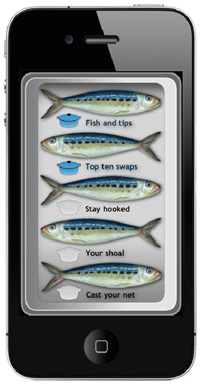 Sustainable Fish City iPhone app sardines in tin Sustainable Fish City iPhone app sardines in tin