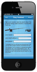 Sustainable Fish City iPhone app screenshot Sustainable Fish City iPhone app screenshot