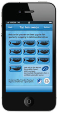 Sustainable Fish City iPhone app screenshot