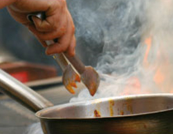 Preparing food
