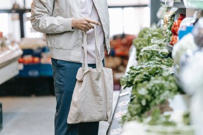 A person buying fresh vegetables at the supermarket. Credit: Michael Burrows | Pexels