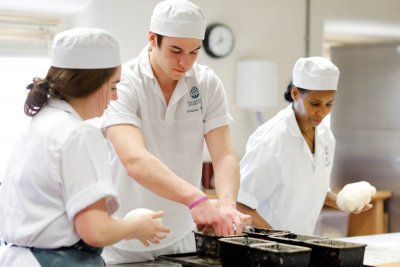 Bakery students. Copyright: The School of Artisan Food