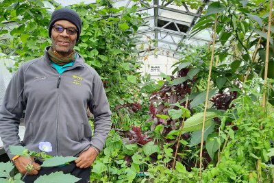 Black Rootz volunteer James Simpson. Credit: Mayya Husseini