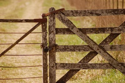 Farm gate. Credit: Pexels