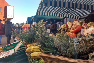 Food Market in Brixton, south London. Credit| Ruth Westcott