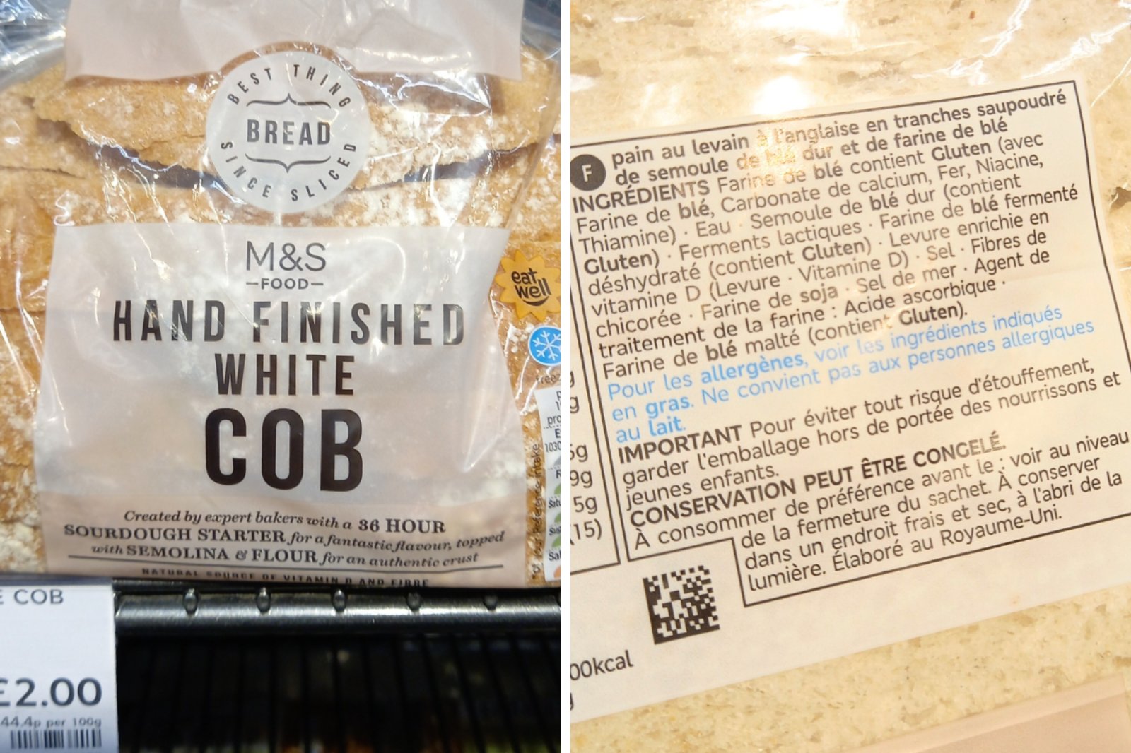 M&S sourfaux allergen labelling fail? | Sustain