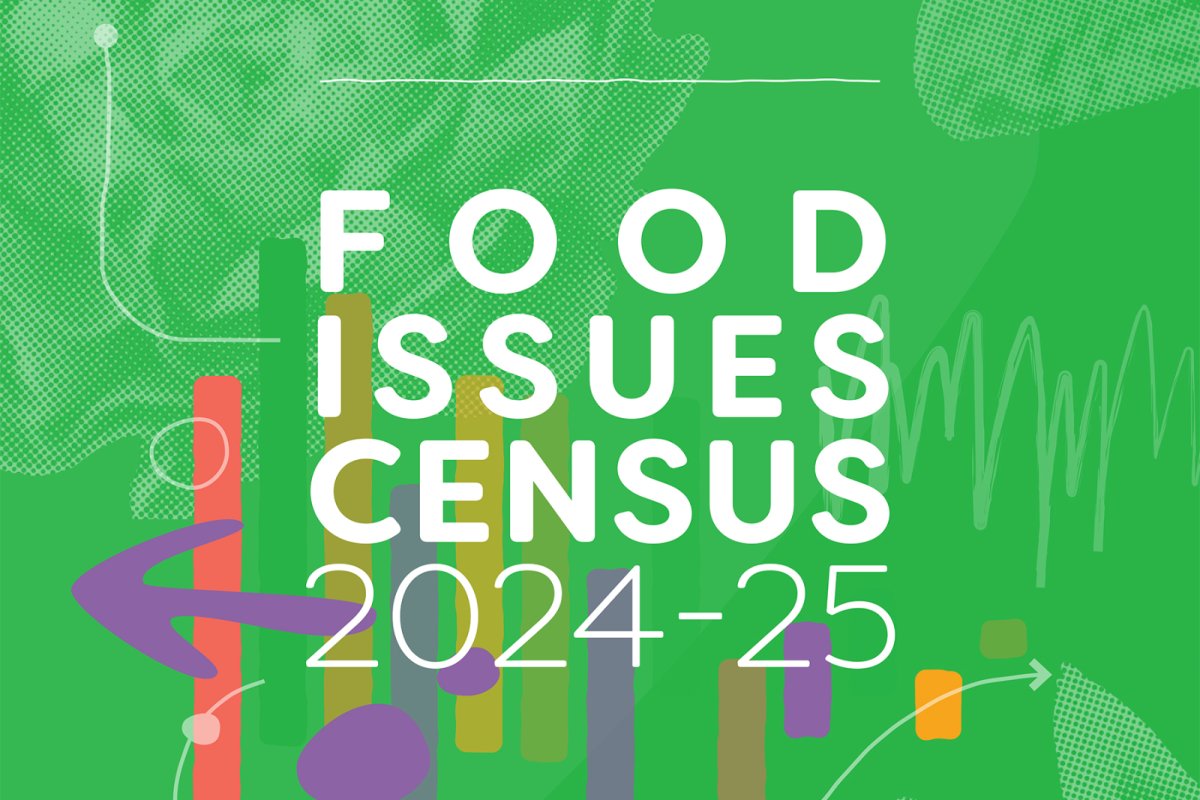 Food Issues Census. Credit: Food Ethics Council 2025
