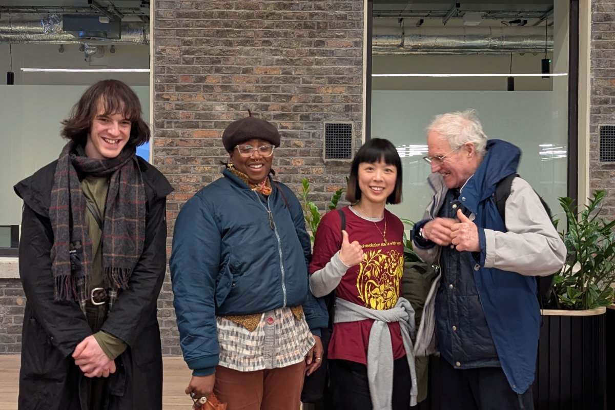 Right to Grow campaigners at Whitechapel Town Hall. Credit: Lula Wattam