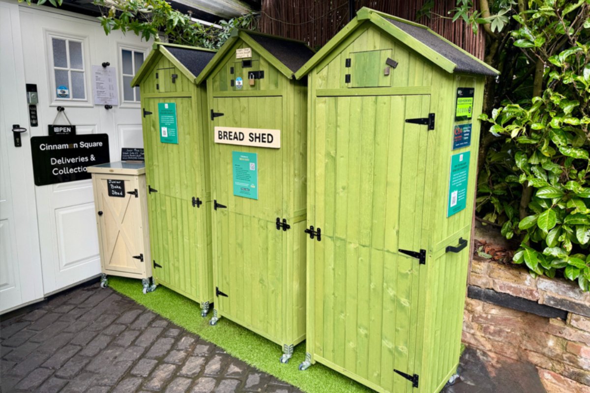 Sheds with bread. Copyright: Cinnamon Square