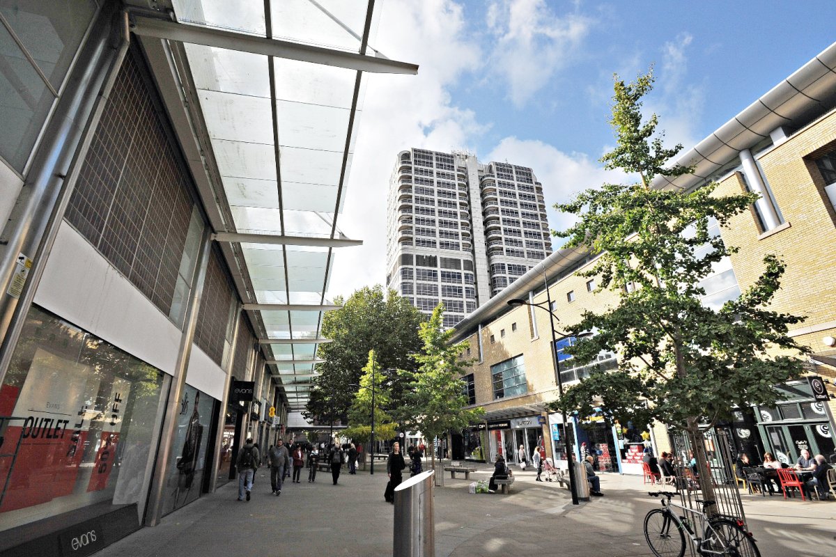 Swindon Town centre. Credit: Swindon Council