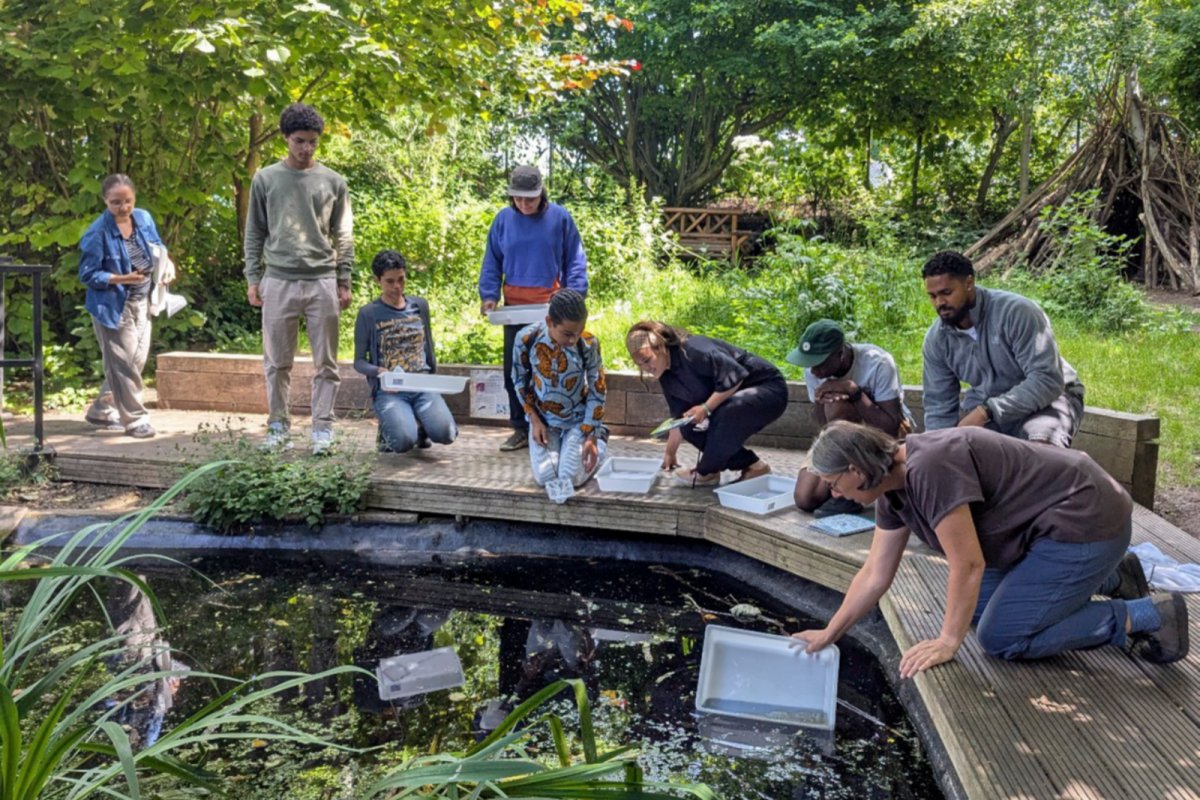 Critter Consultant trinaing at Kentish Town City Farm. Credit: Lula Wattam