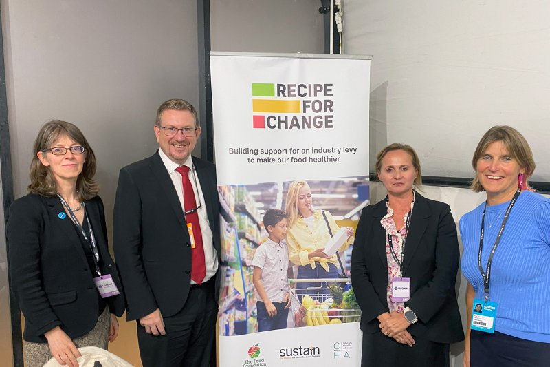 Recipe for Change Labour Party conference panellists. Credit: Sustain