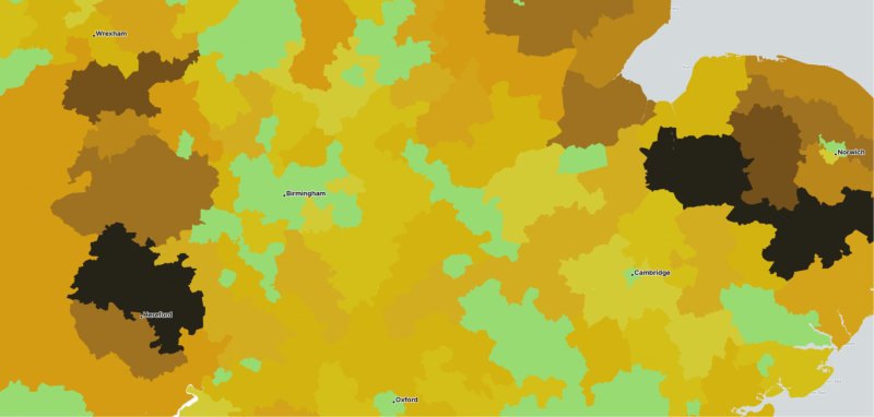 Ammonia production from industrial livestock units. Credit: Sustain