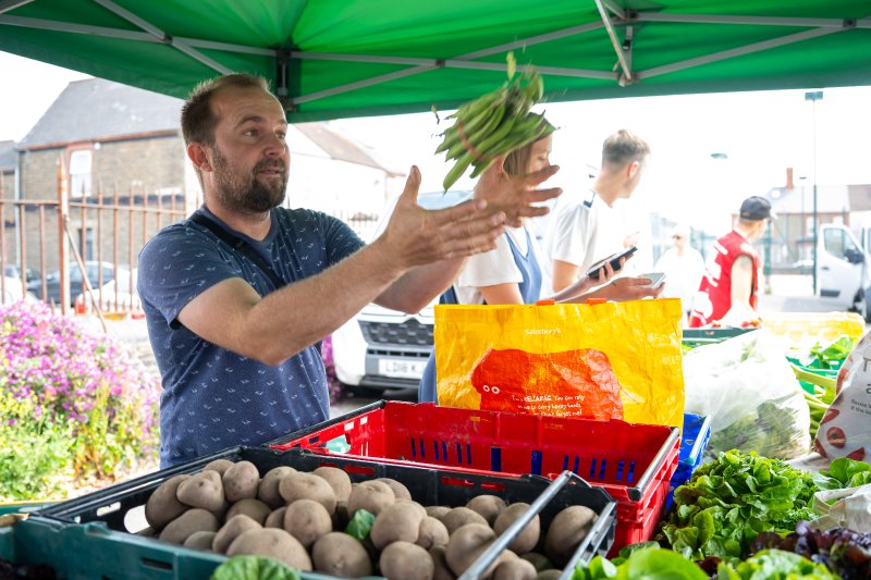 Paul's Organic Veg, Cardiff. Credit: Riverside Farmers Market