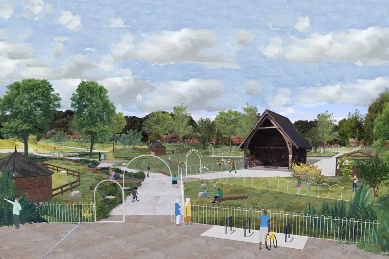 An illustration of what the community space could look like. Credit: London Borough of Newham