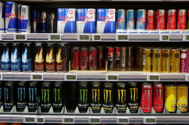 Energy drinks carry warning labels saying "Not suitable for children". Credit: Joenomias | Pixabay