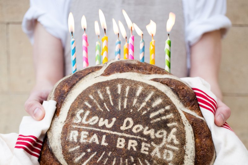 Bread book birthday. Copyright: Victoria Harley / Nourish Books (hastily edited by Chris Young)