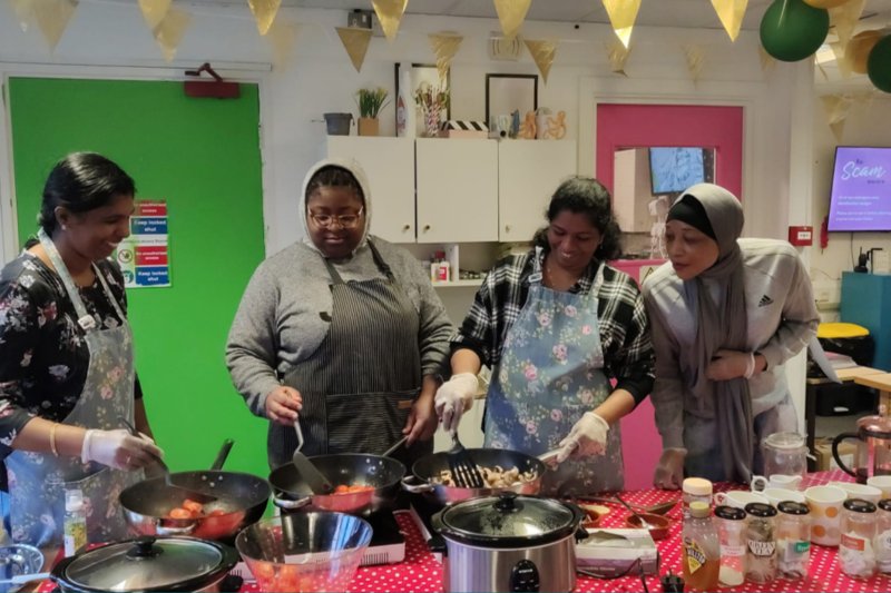 Community hot meals in Newham. Credit: Newham Food Alliance