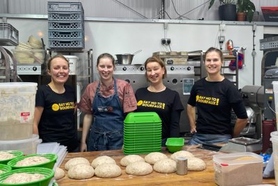 Bakery team. Copyright: KJ's Bothy Bakery