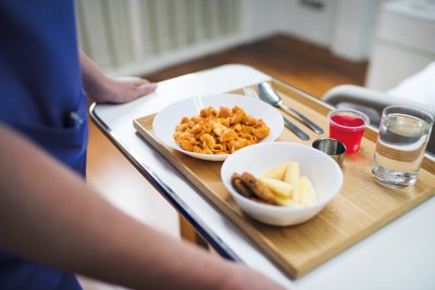 Hospital food tray. Credit: Raw Pexels