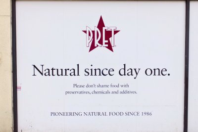 The (since 'archived') guidance was instrumental in Pret's 'natural' marketing claim ban. Credit: Chris Young / www.realbreadcampaign.org CC-BY-NC-SA-4.0