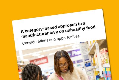 A category-based approach to a manufacturer levy on unhealthy food: Considerations and opportunities. Credit: Sustain
