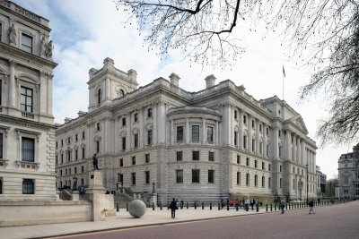 Treasury Building, Westminster, London. Copyright: godrick | iStock