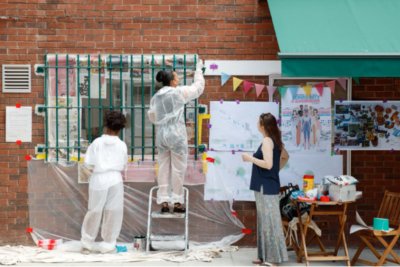 Co-build workshop at a community kitchen in Camden. Copyright: Luke O'Donovan