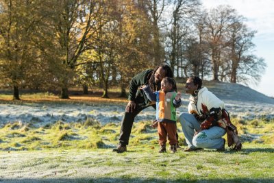 Tenesia and Danny of Earth to Earth Organics with their son. Credit: Earth to Earth Organics