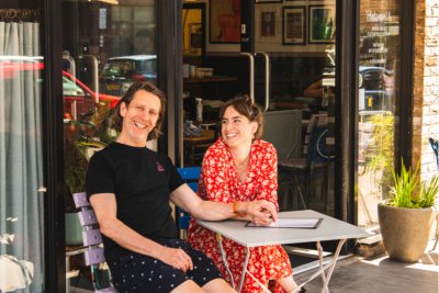 Sarah and Rich of Flat Earth Pizzas. Credit: Aleksandra Boruch