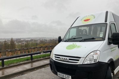 Queen of Greens overlooking Liverpool. Credit: Queen of Greens