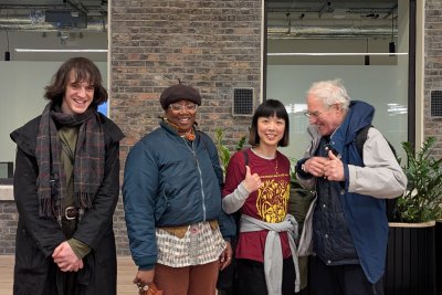 Right to Grow campaigners at Whitechapel Town Hall. Credit: Lula Wattam