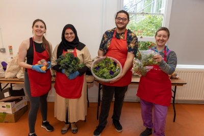 Good Food Box team. Credit: Jonathan Goldberg