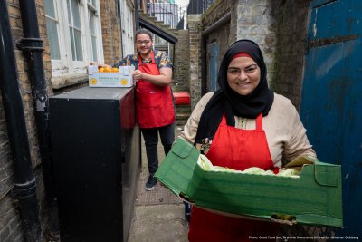 Granville Community Kitchen's Good Food Box. Copyright: Jonathan Goldberg