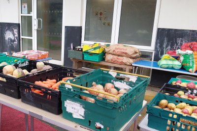 Fruit and veg stall at BrightStore Whitehawk. Credit: BrightStore Whitehawk