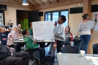 workshopping ideas at SEWN South. Credit: Rachel Dring | Sustain