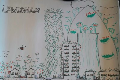 dreaming up food growing in Lewisham. Credit: 