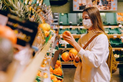 Woman shopping for food. Credit: Anna Shvets | Pexels