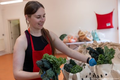 Good Food Box- Granville Community Kitchen. Credit: Jonathan Goldberg