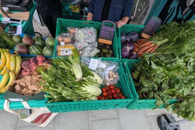 Edinburgh Community Food Police Box Stall. Credit: Eleanor Church