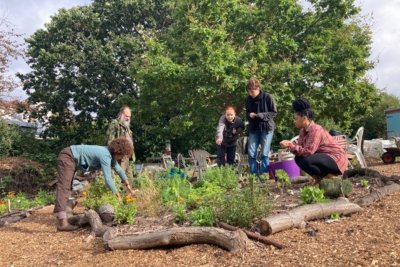 Community Apothecary members at their Mulberry Close site. Copyright: Community Apothecary