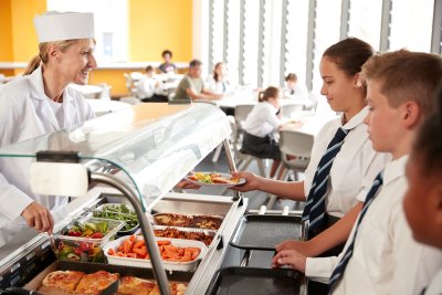 Students queueing for lunch. Credit: Monkey Business Images / Shutterstock