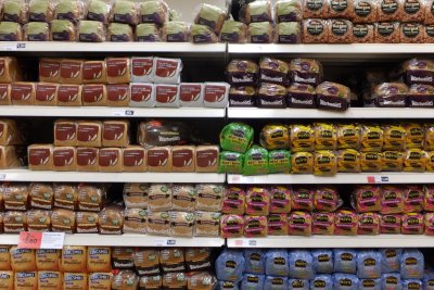 Industrial dough products in a supermarket. Other brands are available.. Credit: Chris Young / www.realbreadcampaign.org CC-BY-SA-4.0