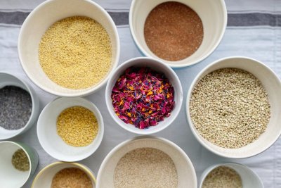 Gluten free botanical flour blend. Copyright: Naomi Devlin