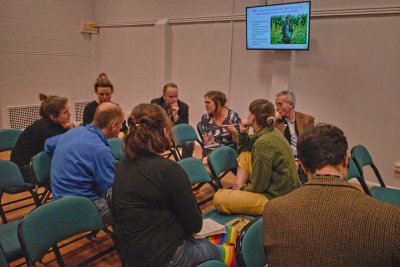 Fringe Farming breakout group at the ORFC. Credit: Aryo Feldman