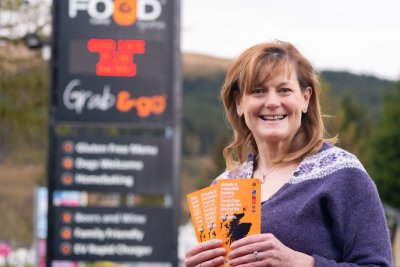 Sarah Heward of The Real Food Cafe in Tyndrum. Credit: Forth Valley Food Futures