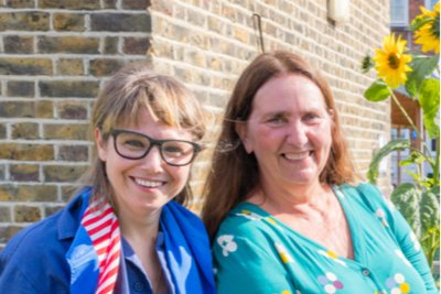 HSoF co-founders Nicole Pisani (left) and Louise Nichols (right). Copyright: Hackney School of Food