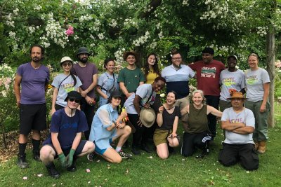 Future Gardeners trainees. Credit: BOST